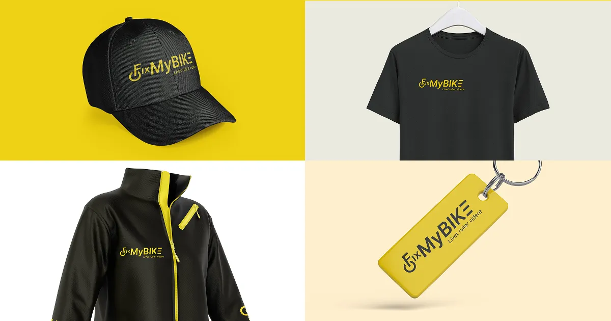 Branded merchandise — caps, T-shirts, keychains